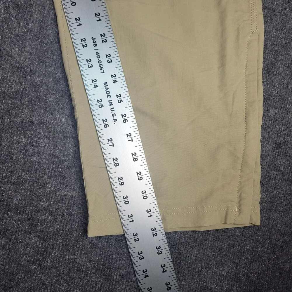 The North Face Mens Convertible Cargo Hiking Pants Khaki Beige Large L Regular